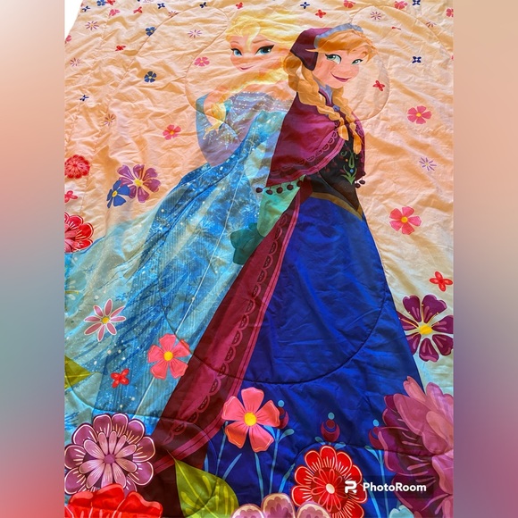 Disney Frozen Elsa and Anna Kids Reversible Full Comfortor- - Picture 1 of 6